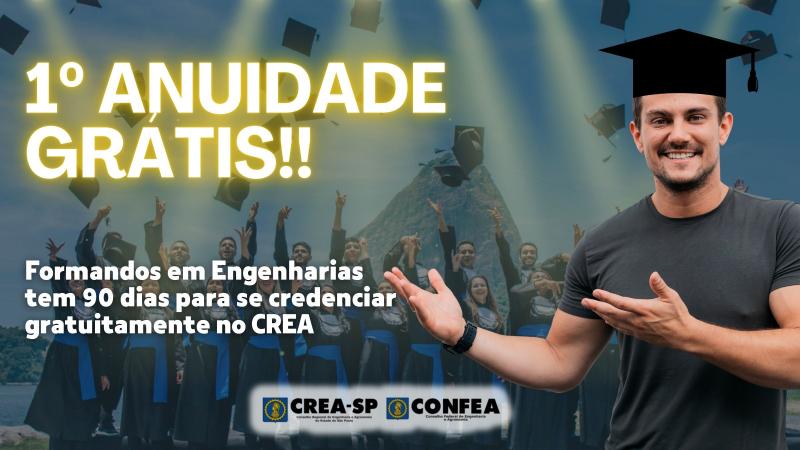 PRIMEIRA ANUIDADE GRATIS - FORMANDOS EM ENGENHARIA