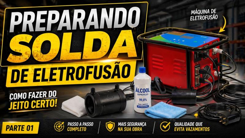 COMO PREPARAR A SOLDA DE ELETROFUSÃO NA PRÁTICA