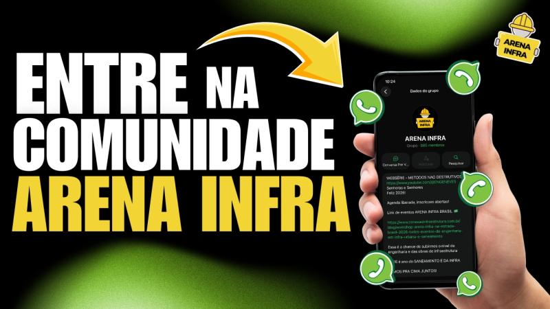 COMUNIDADE ARENA INFRA NO WHATSAPP