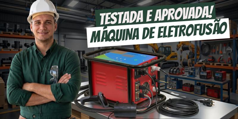 Máquina de Eletrofusão é Testada e Aprovada em Obras de Saneamento pela ENGENEVES