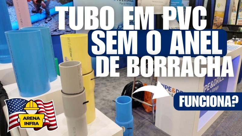 TUBOS EM PVC SEM ANEL DE BORRACHA