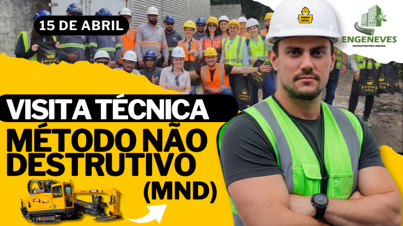VISITA TECNICA - OBRAS DE SANEAMENTO - MÉTODO NÃO DESTRUTIVO